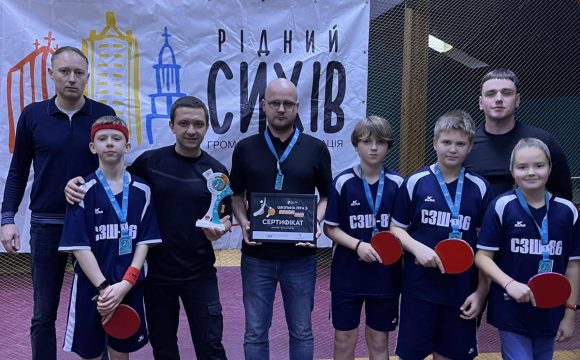 Перемога СЗШ №86 у шкільній лізі «Пліч-о-пліч» з настільного тенісу